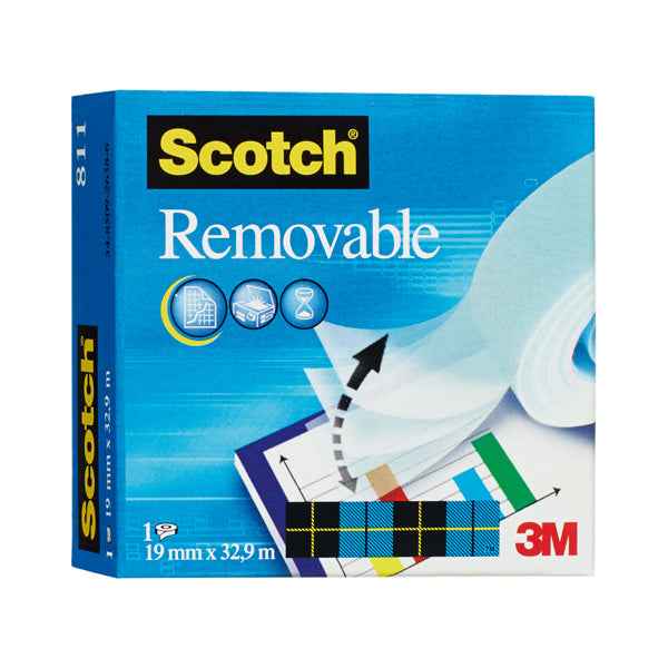 Nastro adesivo Magic 811 - 19 mm x 33 m - acrilico - trasparente - Scotch