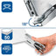 Cucitrice a pinza Rapid Classic K1+ - acciaio cromato - Rapid