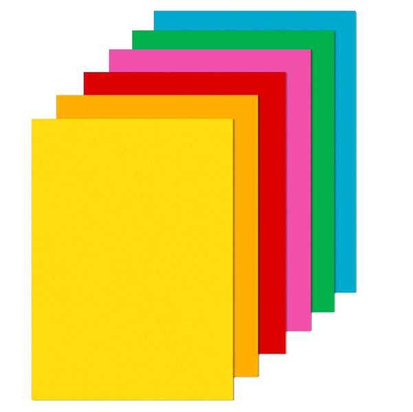 Carta Rismaluce - A4 - 140 gr - mix 6 colori - Favini - conf. 200 fogli