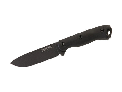 Ka-Bar Becker Short Drop Point BK16 lama 1095 Cro-Van 11,2 cm nera manico Zytel fodero Cordura MOLLE