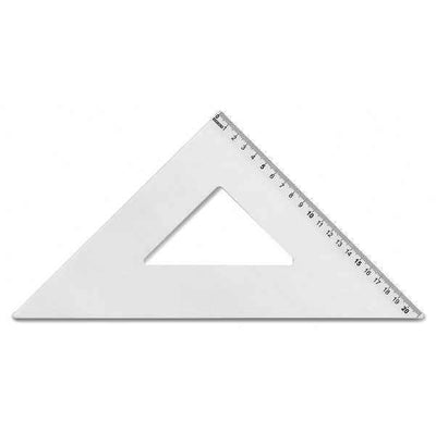 Squadra linea Profil - alluminio - 45gradi - 30cm - Arda