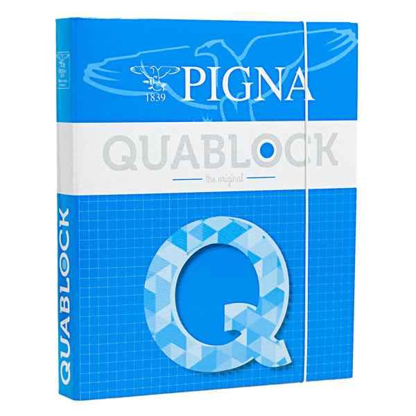 Raccoglitore Quablock - A4 - 4 anelli tondi 30 mm - dorso 4 cm - Pigna
