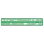 Normografo lettere e cifre Uni - 10mm - verde - Arda