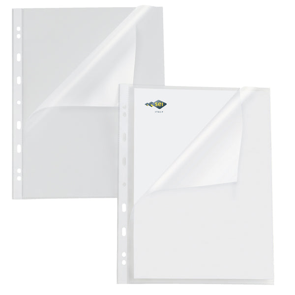 Buste aperte a L Atla A - con foratura universale - PPL - buccia - 22 x 30 cm - Sei Rota - conf. 25 pezzi