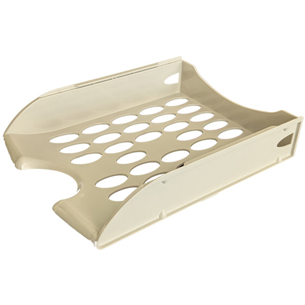 Vaschetta portacorrispondenza forata E040 - 26 x 34,5 x 6,5 cm - grigio - Fellowes