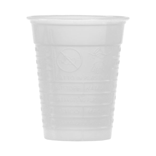 Bicchieri - monouso - 200 cc - bianco - Dopla - conf. 100 pezzi