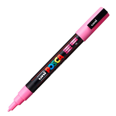 Marcatore a base d'acqua Uni Posca PC3M  - punta fine da 0,9mm a 1,3mm - rosa - Uni Mitsubishi