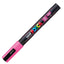Marcatore a base d'acqua Uni Posca PC3M  - punta fine da 0,9mm a 1,3mm - rosa - Uni Mitsubishi