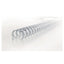 Dorsi spirale - metallo - 34 anelli passo 3:1 - 6,3 mm - bianco - GBC - scatola 100 pezzi