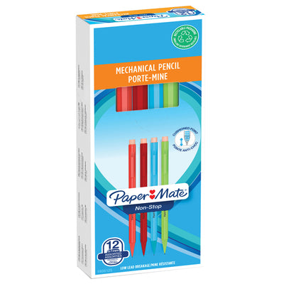Portamine Non Stop - mina 0,70mm - fusto colori assortiti - Papermate - conf. 12 pezzi