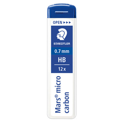 Astuccio 12 Mine Mars Micro - mina 0,7mm - gradazione HB - Staedtler - conf. 12 astucci