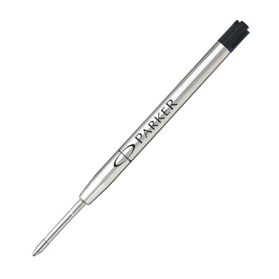 Refill sfera Quink standard  - punta large - metallo - nero - Parker