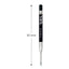 Refill sfera  QuinkGel - punta media - metallo - nero - Parker
