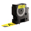 Nastro D1 standard 537180 - 24 mm x 7 mt - PL - nero/giallo - Dymo