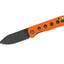 Coltello EDC QSP Canary Folder G-10 14C28N black arancione QS150-B2