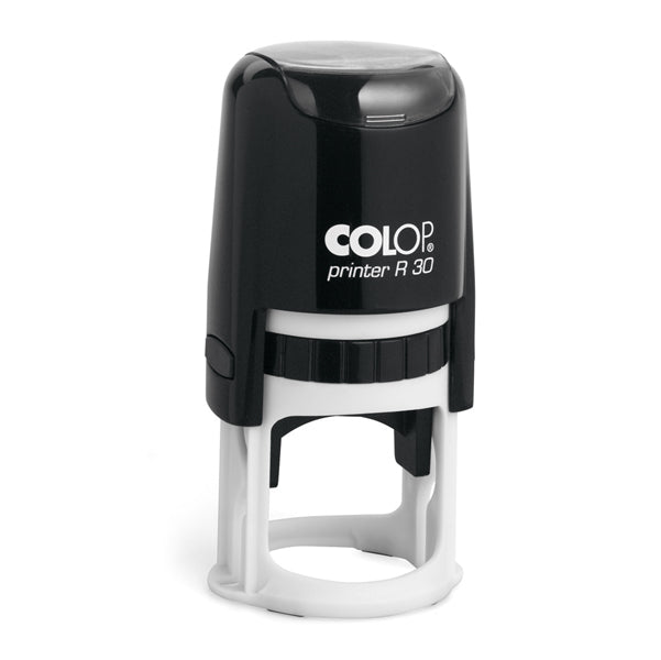 Timbro Printer R30 - diametro 30 mm - 5 righe - personalizzabile - autoinchiostrante - Colop