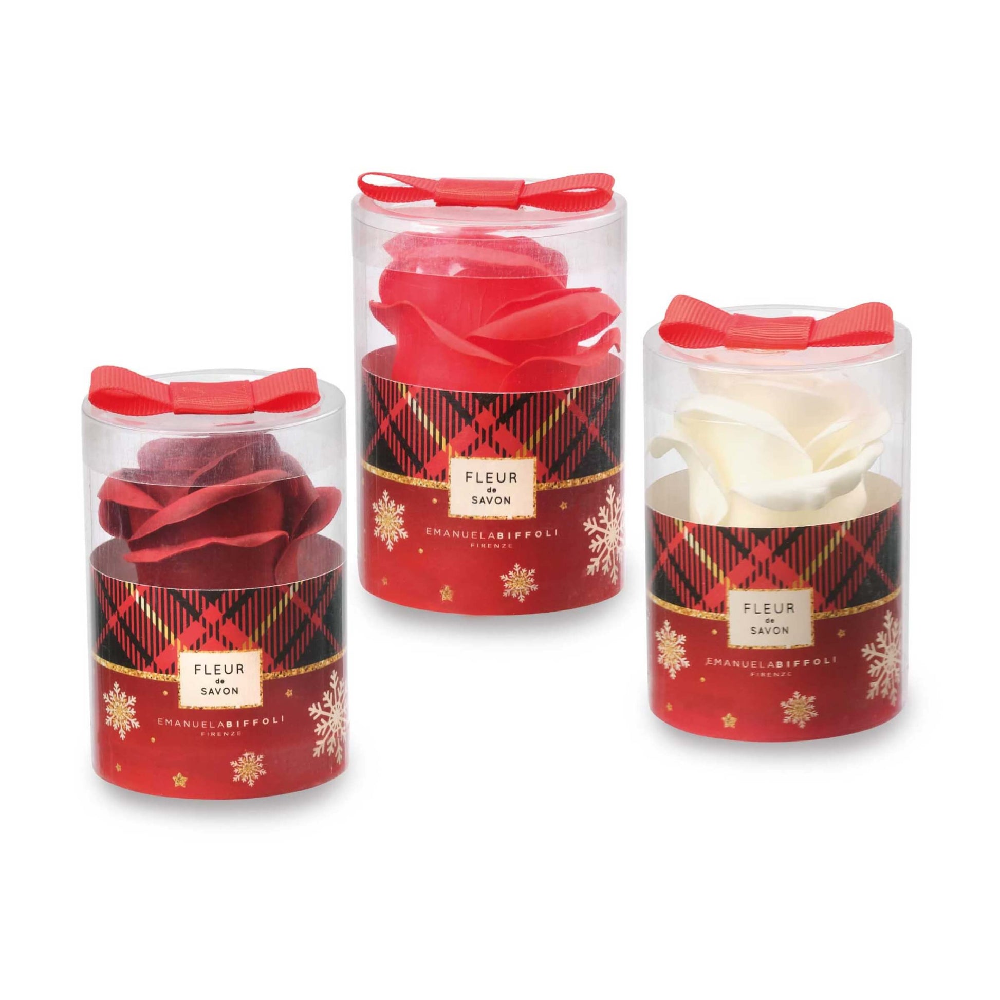 Fiori di sapone Emanuela Biffoli rosa stellata 7,5gr confezione regalo