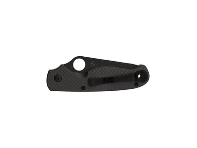 Spyderco BUTTONUP CARBON FIBER COMBO BLACK BLADE C275CFPSBK