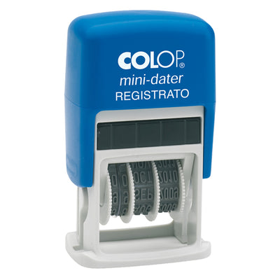 Timbro Mini Dater S160/L3 Datario + REGISTRATO - 4 mm - autoinchiostrante - Colop
