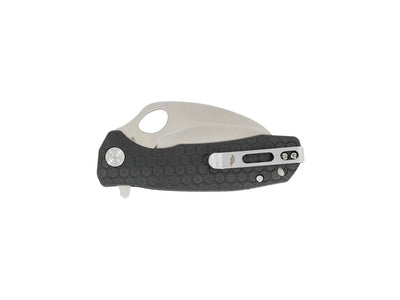 Honey Badger Claw Large Serrated HB1111 nero, dettaglio lama dentellata