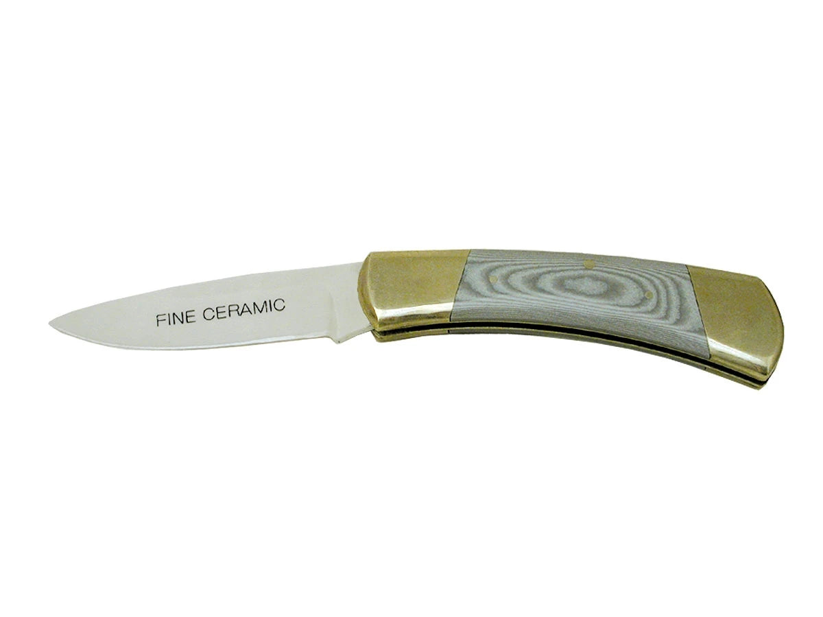 Mitsuboshi FOLDING CERAMIC BLADE MICARTA HANDLE