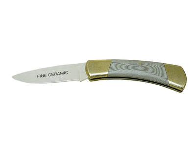 Mitsuboshi FOLDING CERAMIC BLADE MICARTA HANDLE