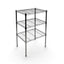 Metallika Scaffale Modulare in Acciaio Cromato 60 × 35 × H 92 cm, 3 Ripiani