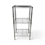 Metallika Scaffale Modulare in Acciaio Cromato 60 × 35 × H 122 cm, 3 Ripiani