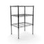 Metallika Scaffale Modulare in Acciaio Cromato 60 × 35 × H 82 cm, 3 Ripiani