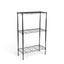 Metallika Scaffale Modulare in Acciaio Cromato 90 × 45 × H 122 cm, 3 Ripiani