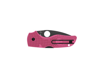 Spyderco LIL' NATIVE FRN PINK PLAIN BLACK BLADE C230PPNBK