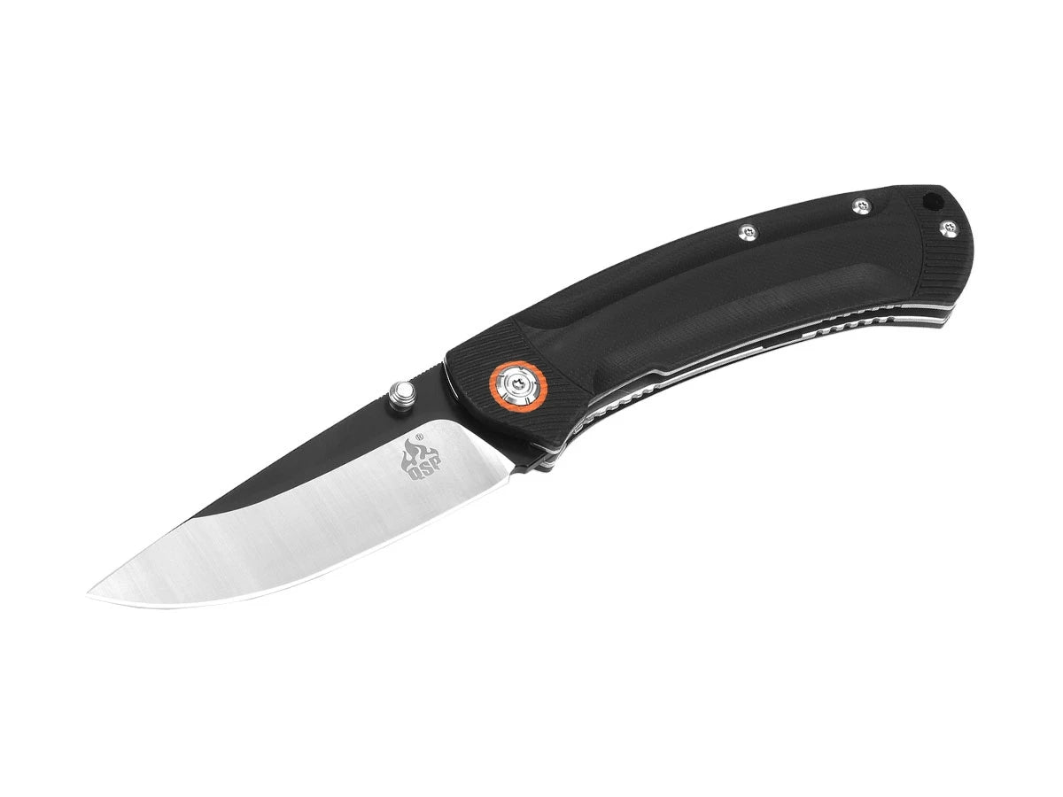 QSP Copperhead QS109-B Sandvik 14C28N black/satin – coltello EDC drop point
