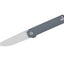 Coltello EDC QSP Lark G-10 14C28N flipper manico grigio QS144-B