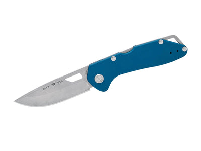 Buck MUSTANG BLUE ANODIZED 724BLS