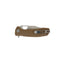 Honey Badger Clip Point Small HB4076 tan, dettaglio manico FRN e flipper