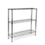 Metallika Scaffale Modulare in Acciaio Cromato 122 × 35 × H 122 cm, 3 Ripiani