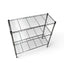 Metallika Scaffale Modulare in Acciaio Cromato 90 × 45 × H 102 cm, 3 Ripiani