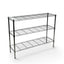 Metallika Scaffale Modulare in Acciaio Cromato 122 × 45 × H 102 cm, 3 Ripiani