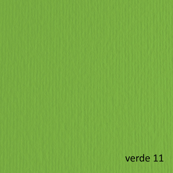 Cartoncino Elle Erre - 70 x 100 cm - 220 gr - verde 111 - Fabriano - blister 10 fogli