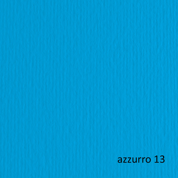 Cartoncino Elle Erre - 70 x 100 cm - 220 gr - azzurro 113 - Fabriano - blister 10 fogli