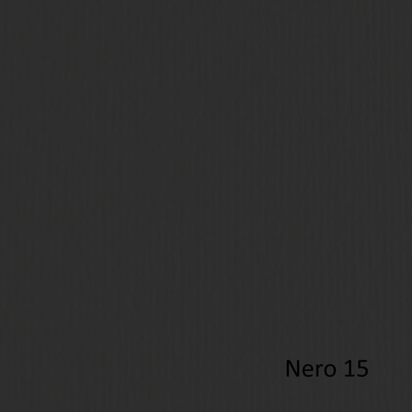Cartoncino Elle Erre - 70 x 100 cm - 220 gr - nero 115 - Fabriano - blister 10 fogli