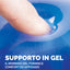 Mousepad con poggiapolsi in gel - blu trasparente - Fellowes
