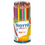 Pastelli - laccato - diametro mina 3,80 mm - colori assortiti - Giotto - barattolo 84 pezzi