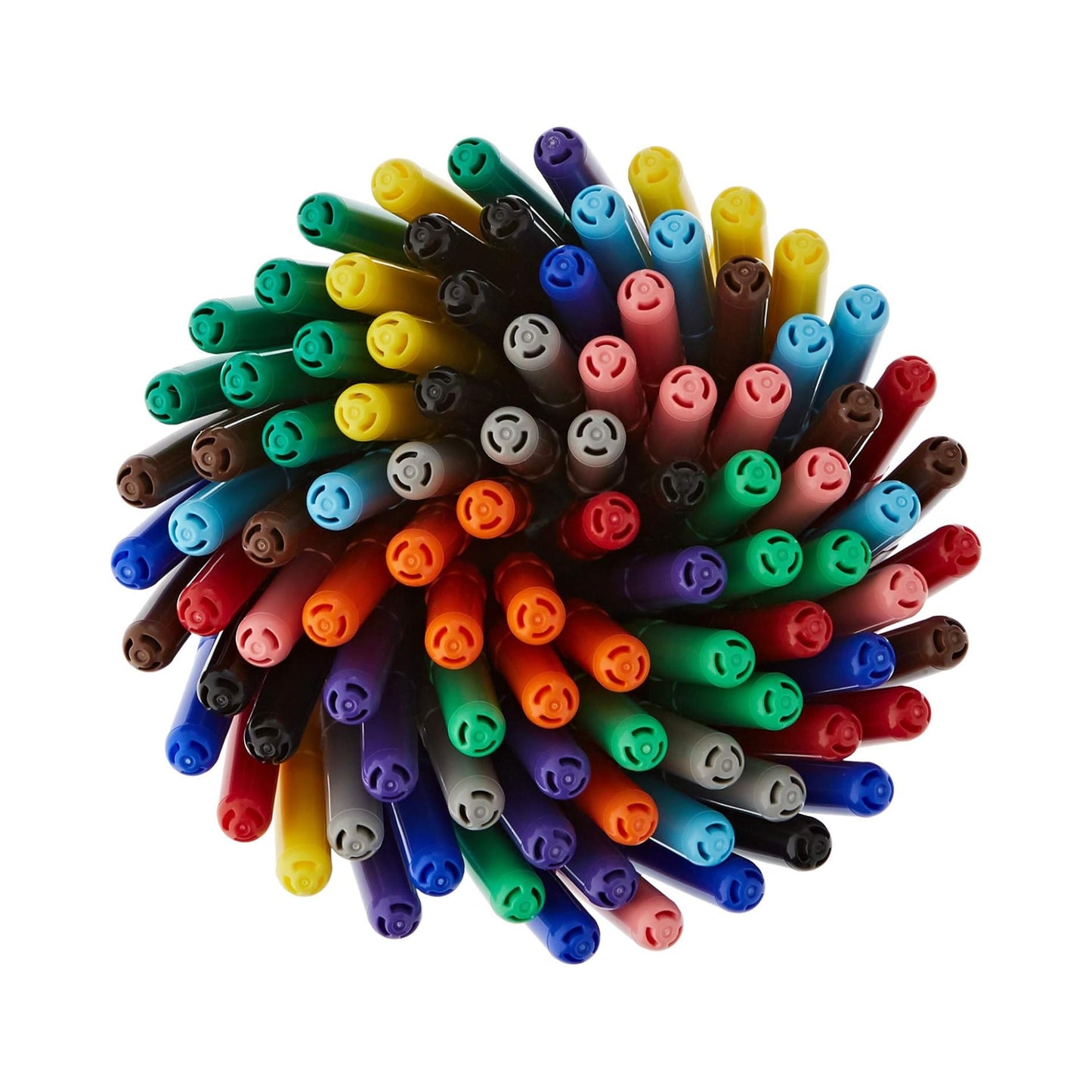 Pennarelli Turbo Color - punta ø2,8mm - colori assortiti - Giotto - barattolo 96 pezzi