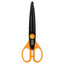 Forbice Snippy Zig Zag - 17 cm - lama acciaio - colori assortiti - Lebez