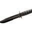 Ka-Bar Fighting/Utility 1212 Combo lama combo 1095 Cro-Van 17,8 cm nera manico Kraton G fodero cuoio - vista principale