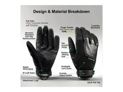 Nextorch EDGE GUARD TACTICAL GLOVES (PAIR) 2XL
