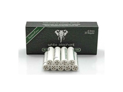 White Elephant FILTRO X PIPA CARBONE ATTIVO 9 mm 20 pz (20101)