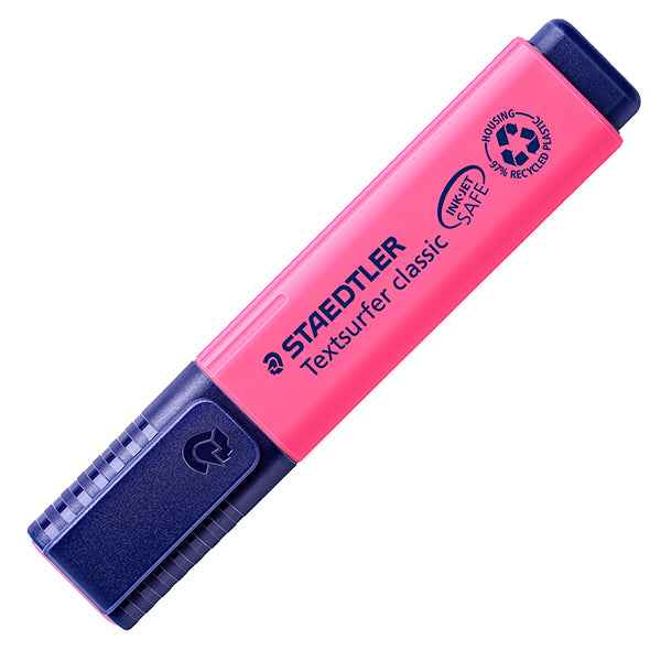 Evidenziatore Textsurfer Classic - punta a scalpello - tratto da 1,0-5,0mm - fucsia  - Staedtler