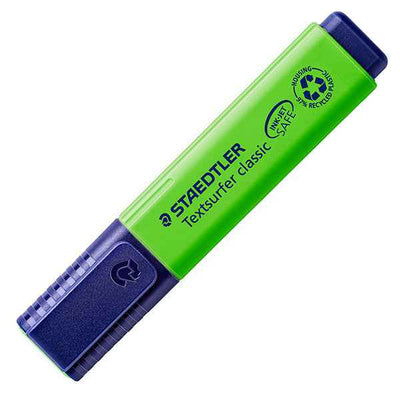 Evidenziatore Textsurfer Classic - punta a scalpello - tratto da 1,0-5,0mm - verde  - Staedtler